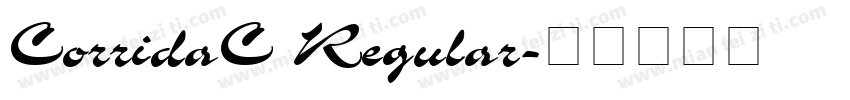 CorridaC Regular字体转换